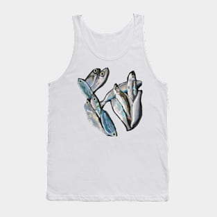 Herring pastel fish Tank Top